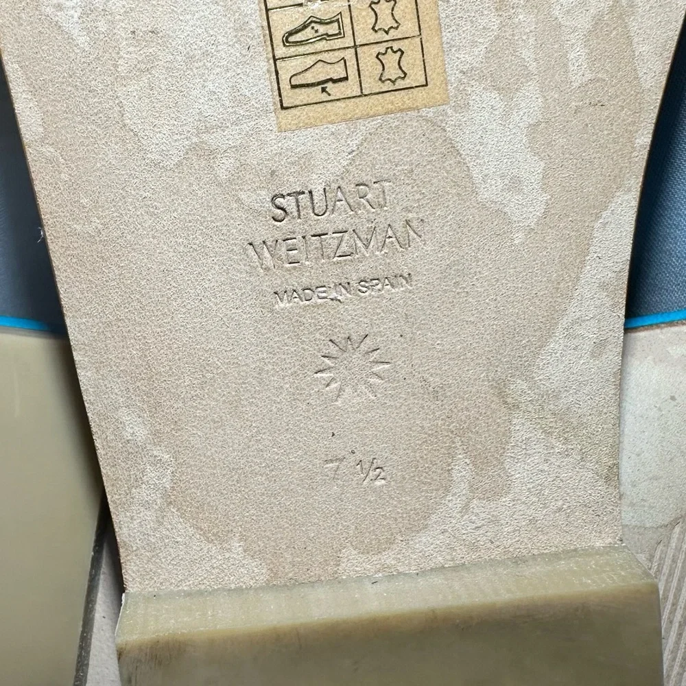 Stuart Weitzman Caicos‎ Suede Slide Sandals